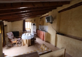  Attic with bedroom and living room 