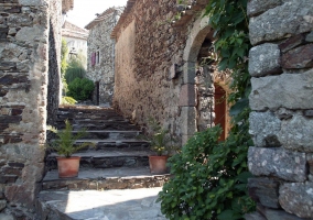  stairs access to gite 