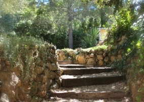 Entrance to the garden 