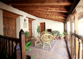  Cellar with large fireplace and kitchen 