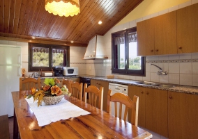  Kitchen with dining 