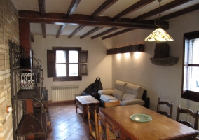  Ceilings with wooden beams 