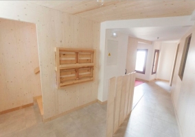  Living room in wood with pales 