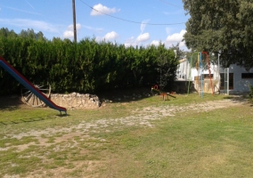  Swimming pool with fenced lanes 