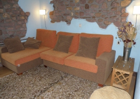  Dining room with several wooden tables 