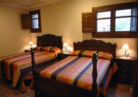  Bedroom with single beds 