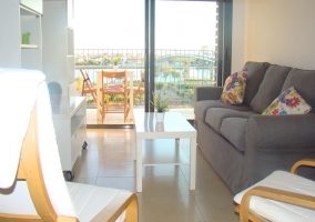  Living room with dining table in the background 