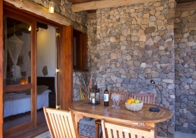  Kitchen with wooden table set 