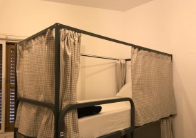  Bunk bed in one of the 8-seater rooms 