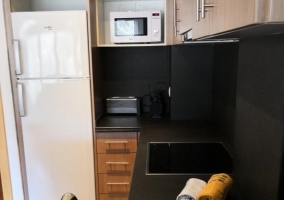  Living room with integrated kitchen 