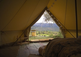  Tent interior 