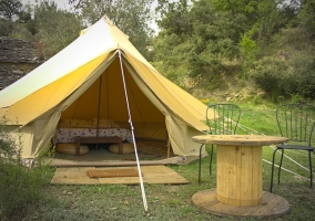  Tent with garden space 