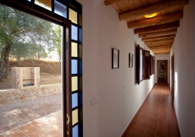  Corridors with colored windows 