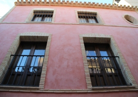  Facade of the balconies 