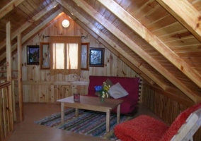  Attic with sofa bed 